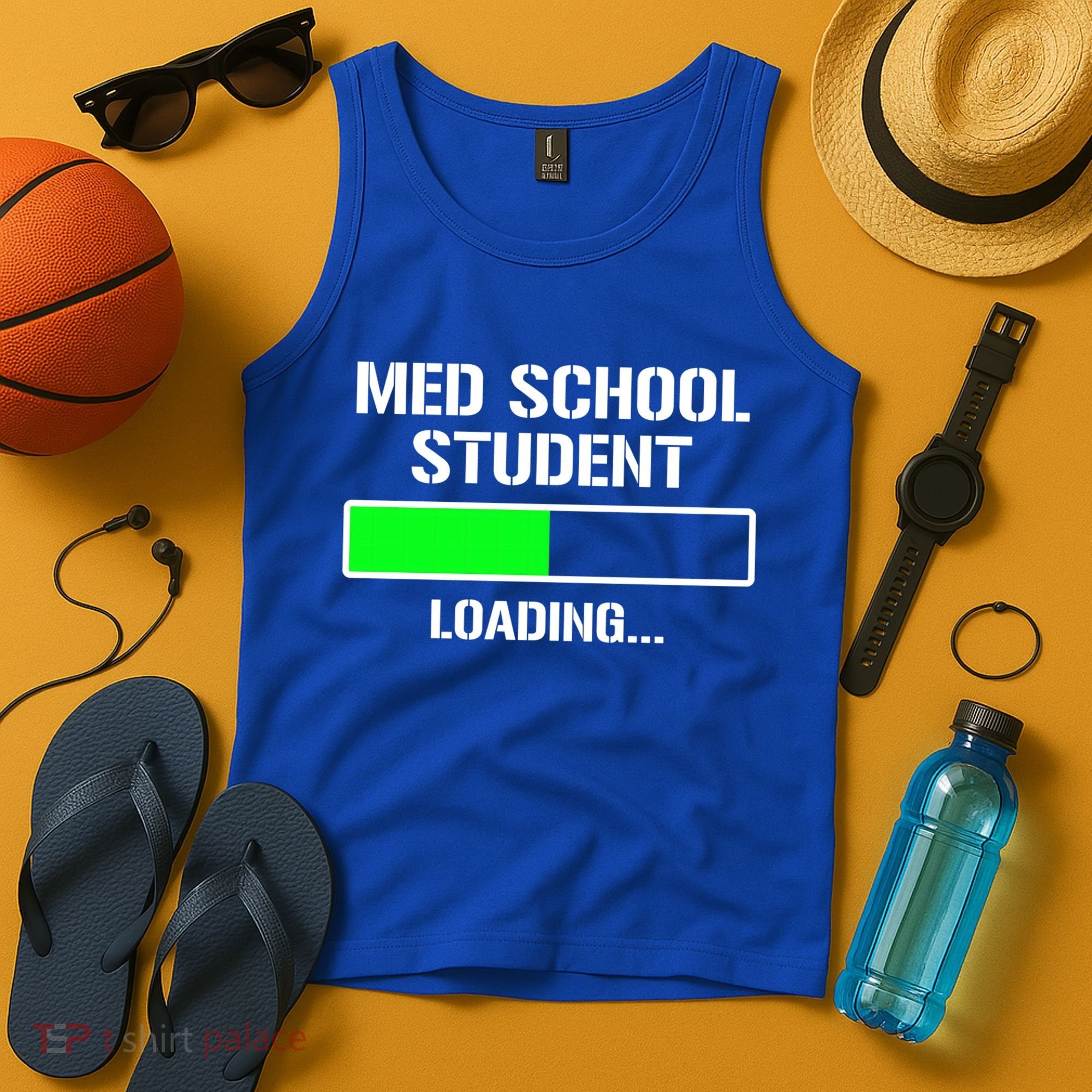 Med School Student Loading Funny Medical School Doctor Great Gift Tank Top