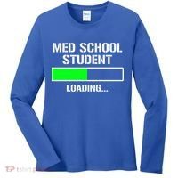 Med School Student Loading Funny Medical School Doctor Great Gift Women's Long Sleeve Shirt thumb 0