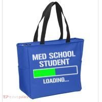 Med School Student Loading Funny Medical School Doctor Great Gift Tote Bag thumb 2