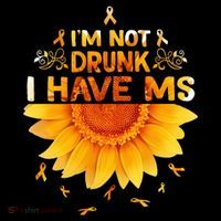 Multiple Sclerosis Sunflower I'm Not Drunk I Have Ms Gift Pajama Set thumb 2