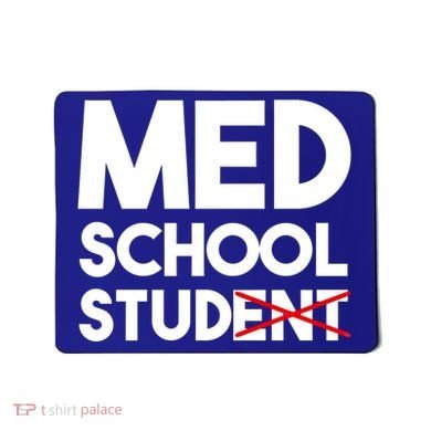 Med School Student Stud Funny Medical School Doctor Cute Gift Mousepad