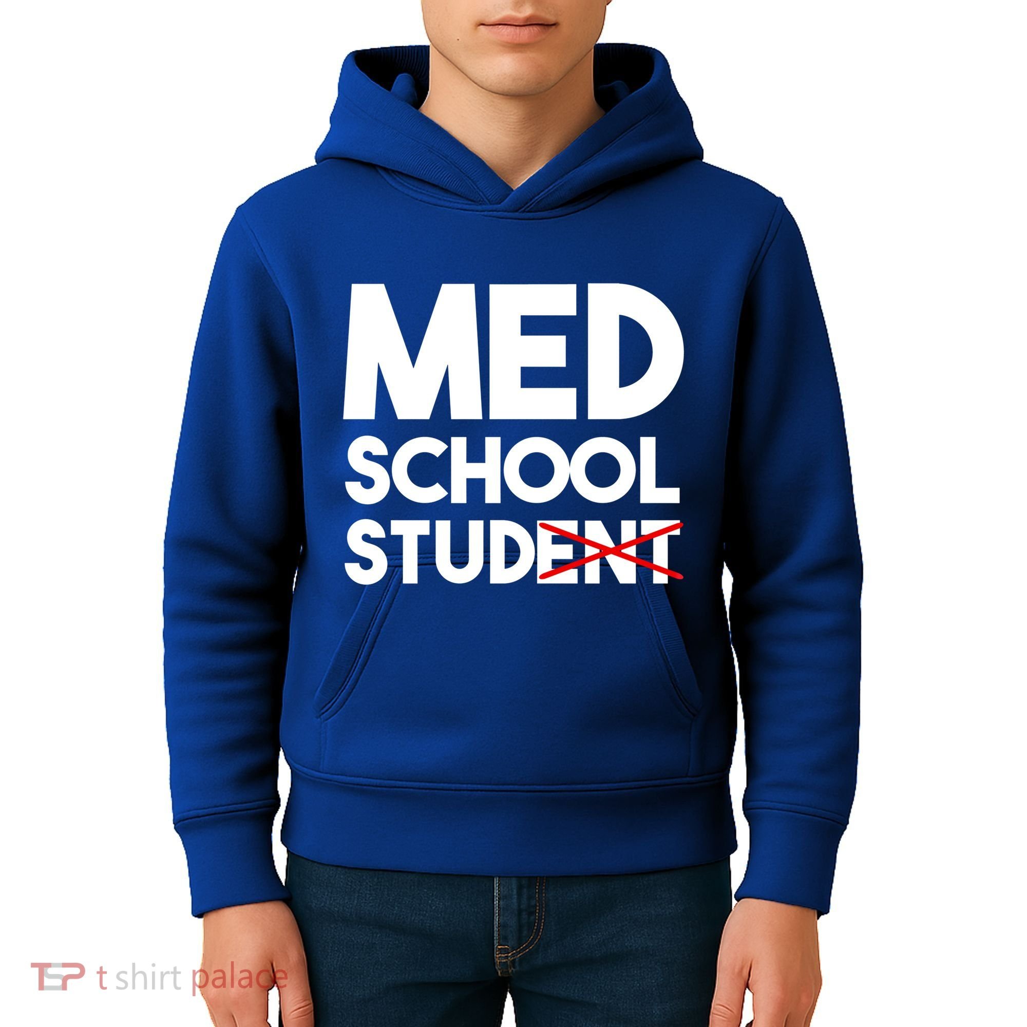 Med School Student Stud Funny Medical School Doctor Cute Gift Kids Hoodie