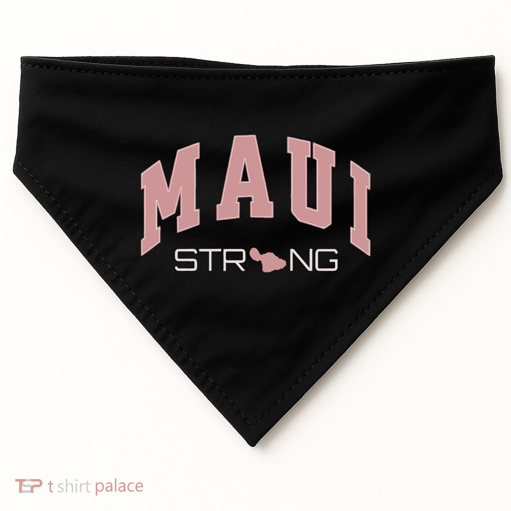 Maui Strong Support Lahaina Hawaii USA-Made Doggie Bandana
