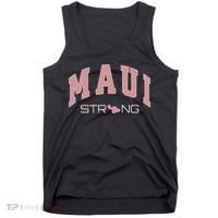 Maui Strong Support Lahaina Hawaii Tank Top thumb 0