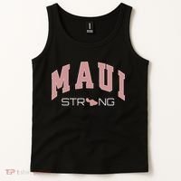 Maui Strong Support Lahaina Hawaii Tank Top thumb 2