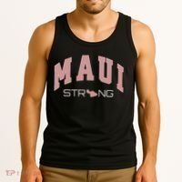 Maui Strong Support Lahaina Hawaii Tank Top thumb 3