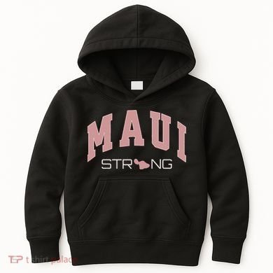 Maui Strong Support Lahaina Hawaii Kids Hoodie