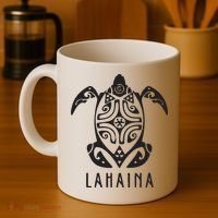 Maui Strong Sea Turtles Lahaina Coffee Mug thumb 4
