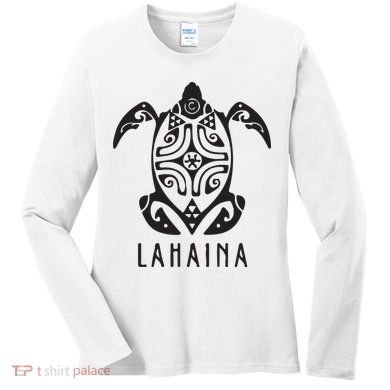 Maui Strong Sea Turtles Lahaina Women's Long Sleeve Shirt