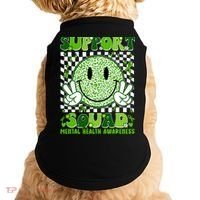Motivation Support Squad Mental Health Awareness  Doggie Tank thumb 0