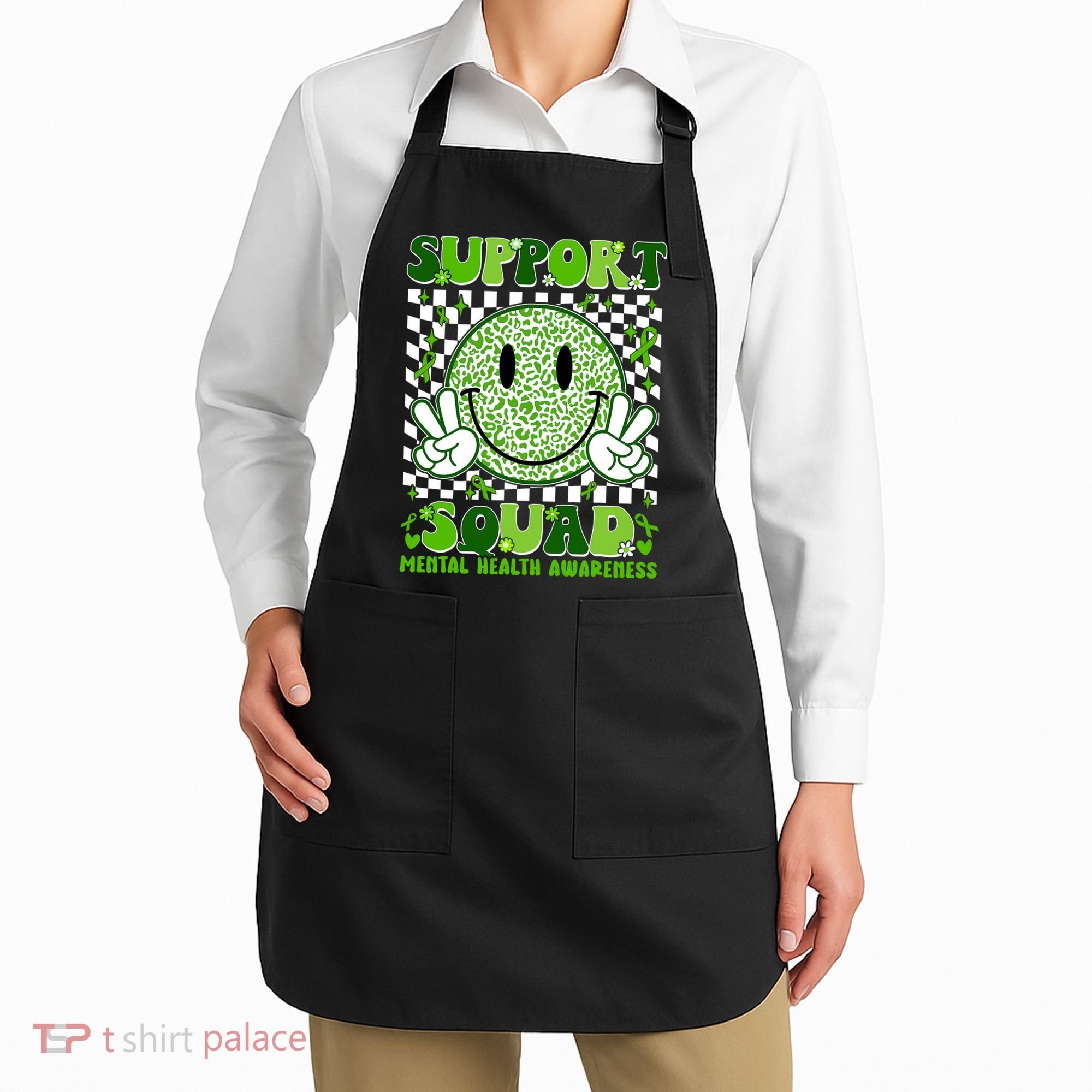 Motivation Support Squad Mental Health Awareness  Apron