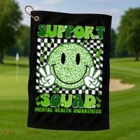 Motivation Support Squad Mental Health Awareness  Golf Towel thumb 1