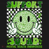 Motivation Support Squad Mental Health Awareness  Kids Long Sleeve Shirt thumb 2