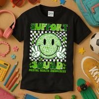 Motivation Support Squad Mental Health Awareness  Kids T-Shirt thumb 3