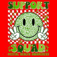 Motivation Support Squad Mental Health Awareness  Santa Hat thumb 1