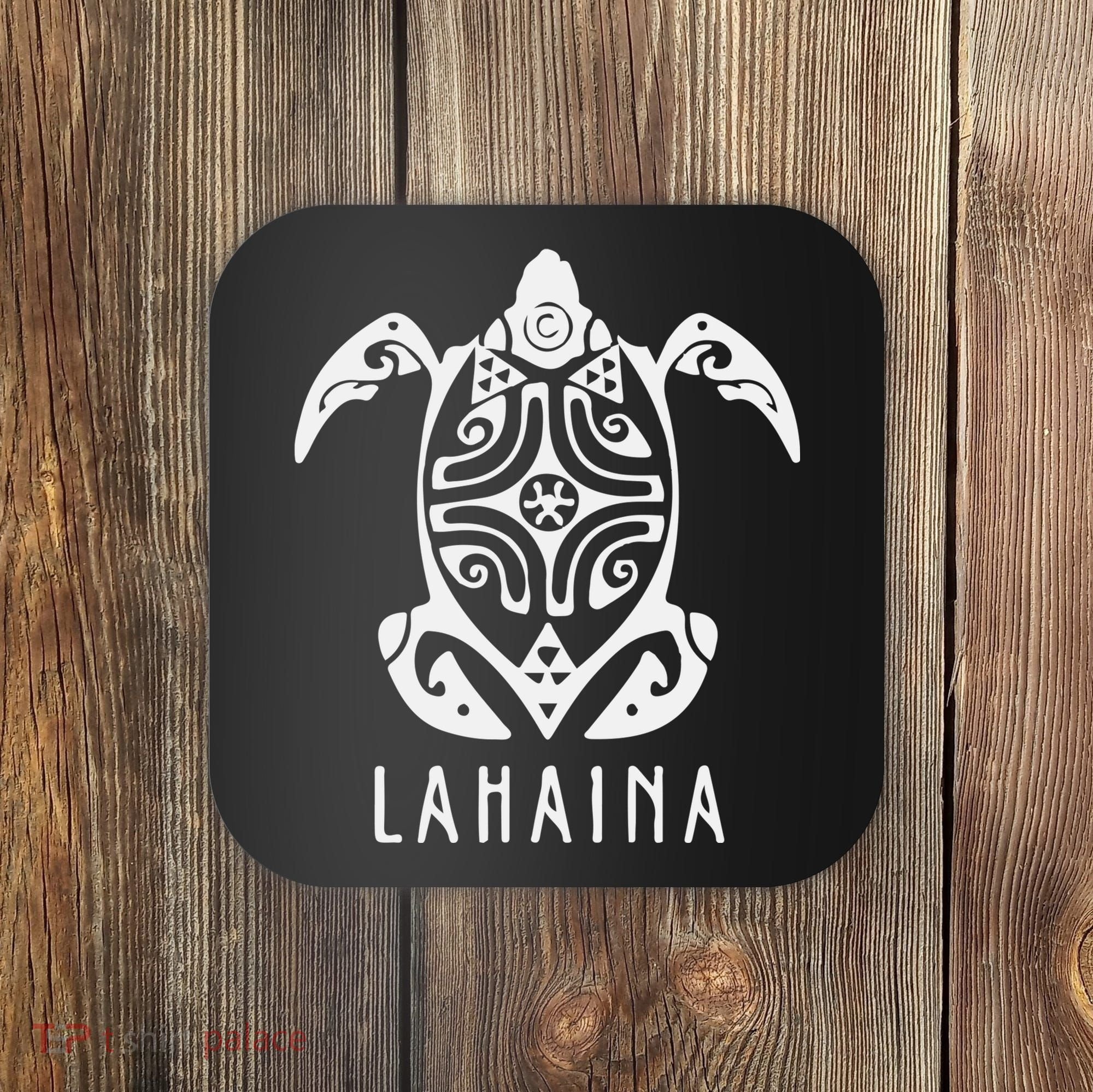 Maui Strong Sea Turtles Lahaina Hawaii Support Coaster
