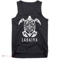 Maui Strong Sea Turtles Lahaina Hawaii Support Tank Top thumb 0