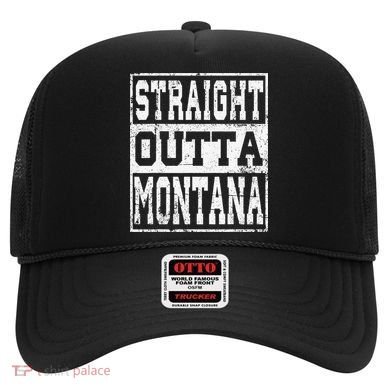 Montana State Straight outta Montana design Hat