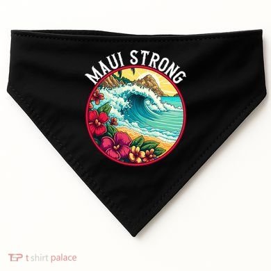 Maui Strong Support For Hawaii Fire Victims Hawaii Fires Lahaina Fires USA-Made Doggie Bandana