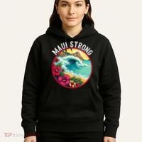 Maui Strong Support For Hawaii Fire Victims Hawaii Fires Lahaina Fires Hoodie thumb 5