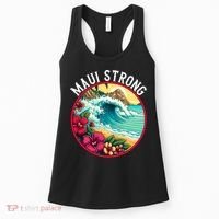 Maui Strong Support For Hawaii Fire Victims Hawaii Fires Lahaina Fires Women's Tank Top thumb 0