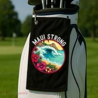 Maui Strong Support For Hawaii Fire Victims Hawaii Fires Lahaina Fires Golf Towel thumb 2
