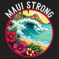 Maui Strong Support For Hawaii Fire Victims Hawaii Fires Lahaina Fires Golf Towel thumb 3