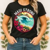 Maui Strong Support For Hawaii Fire Victims Hawaii Fires Lahaina Fires Women's T-Shirt thumb 2