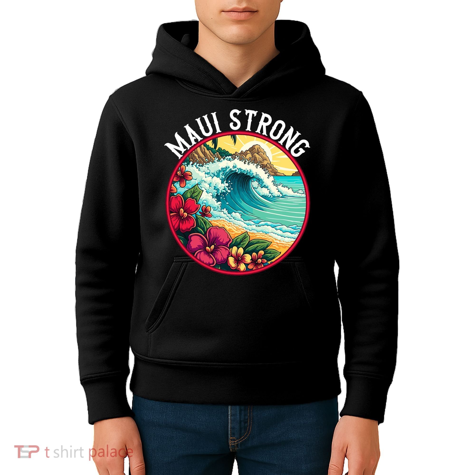 Maui Strong Support For Hawaii Fire Victims Hawaii Fires Lahaina Fires Kids Hoodie