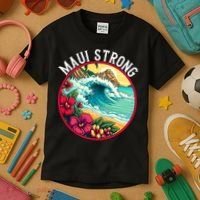 Maui Strong Support For Hawaii Fire Victims Hawaii Fires Lahaina Fires Kids T-Shirt thumb 3