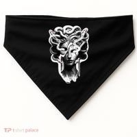 Medusa Statue Snakes Greek Mythology USA-Made Doggie Bandana thumb 0