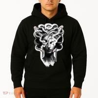 Medusa Statue Snakes Greek Mythology Hoodie thumb 2