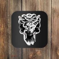 Medusa Statue Snakes Greek Mythology Coaster thumb 0