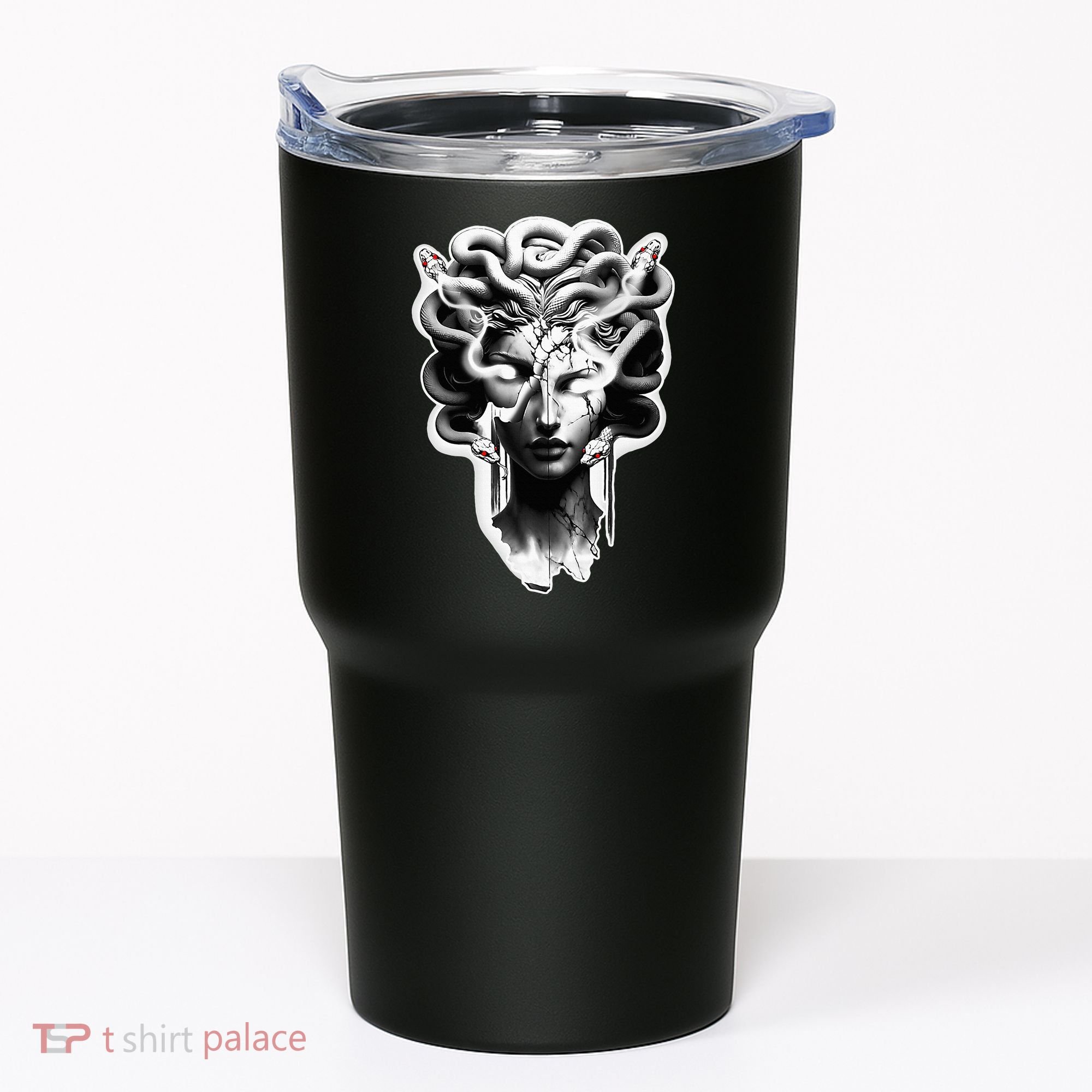 Medusa Statue Snakes Greek Mythology Tumbler