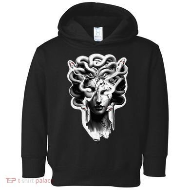 Medusa Statue Snakes Greek Mythology Toddler Hoodie