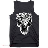 Medusa Statue Snakes Greek Mythology Tank Top thumb 0
