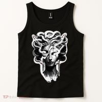 Medusa Statue Snakes Greek Mythology Tank Top thumb 2