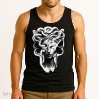 Medusa Statue Snakes Greek Mythology Tank Top thumb 3