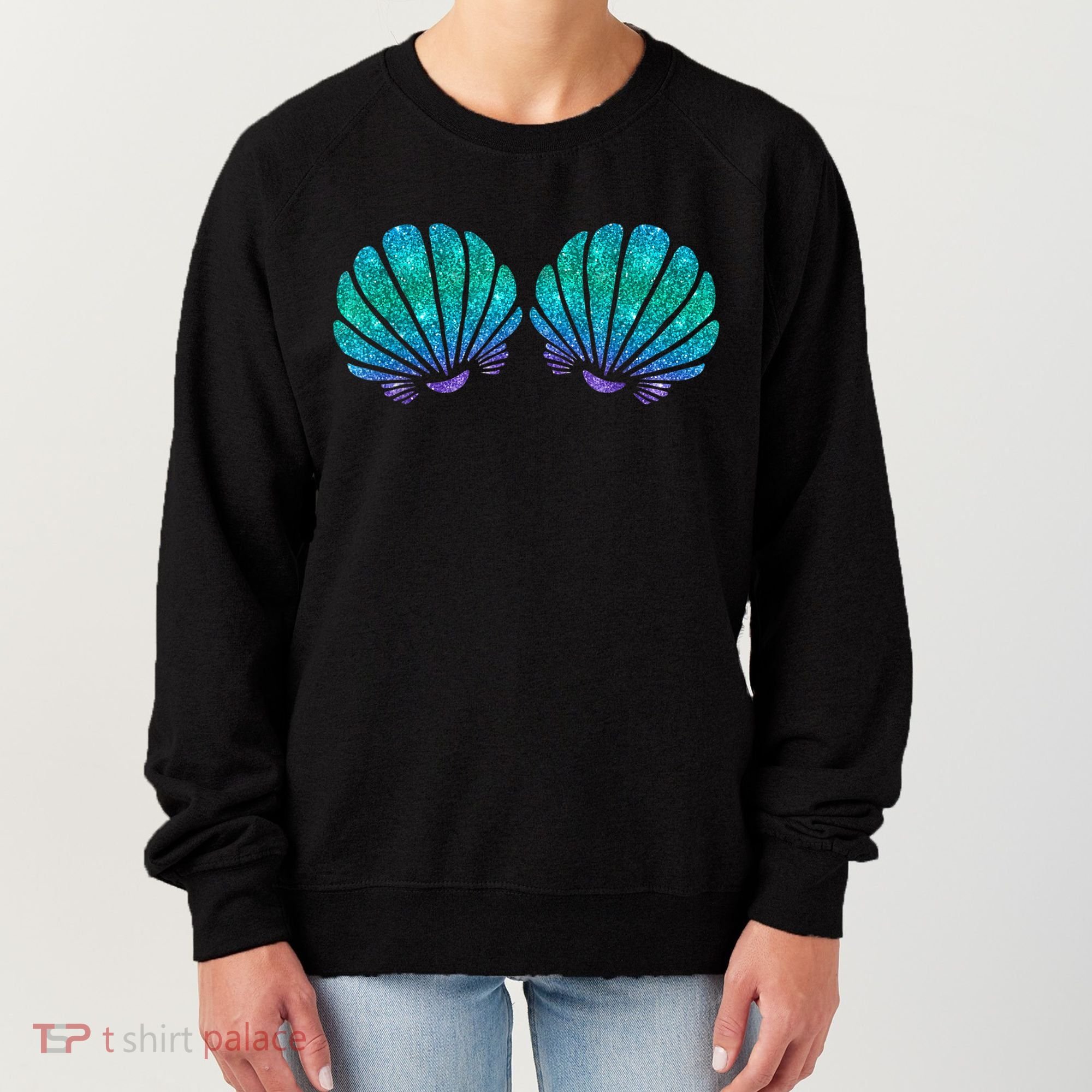 Mermaid Sea Shell Bra Costume Women's Sweatshirt