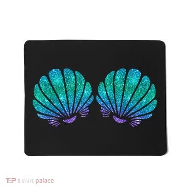 Mermaid Sea Shell Bra Costume Mousepad