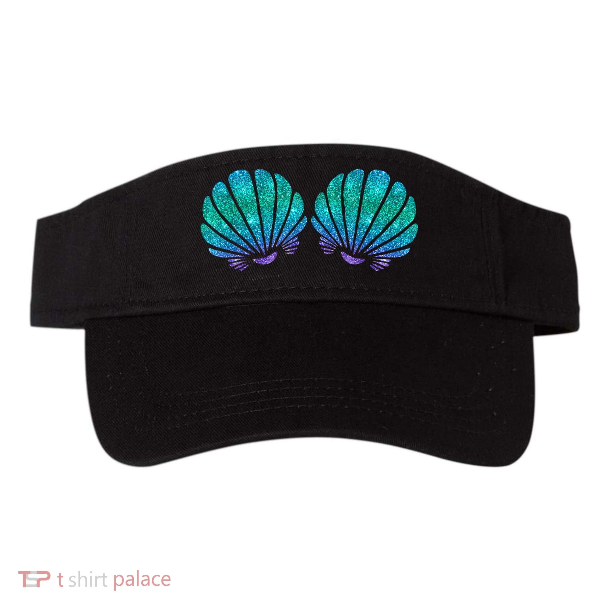Mermaid Sea Shell Bra Costume Visor