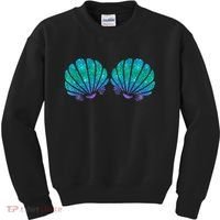 Mermaid Sea Shell Bra Costume Kids Sweatshirt thumb 0