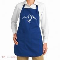 Mountains Skier Skiing Ski Cool Dad Minimalist Cool Gift Apron thumb 2