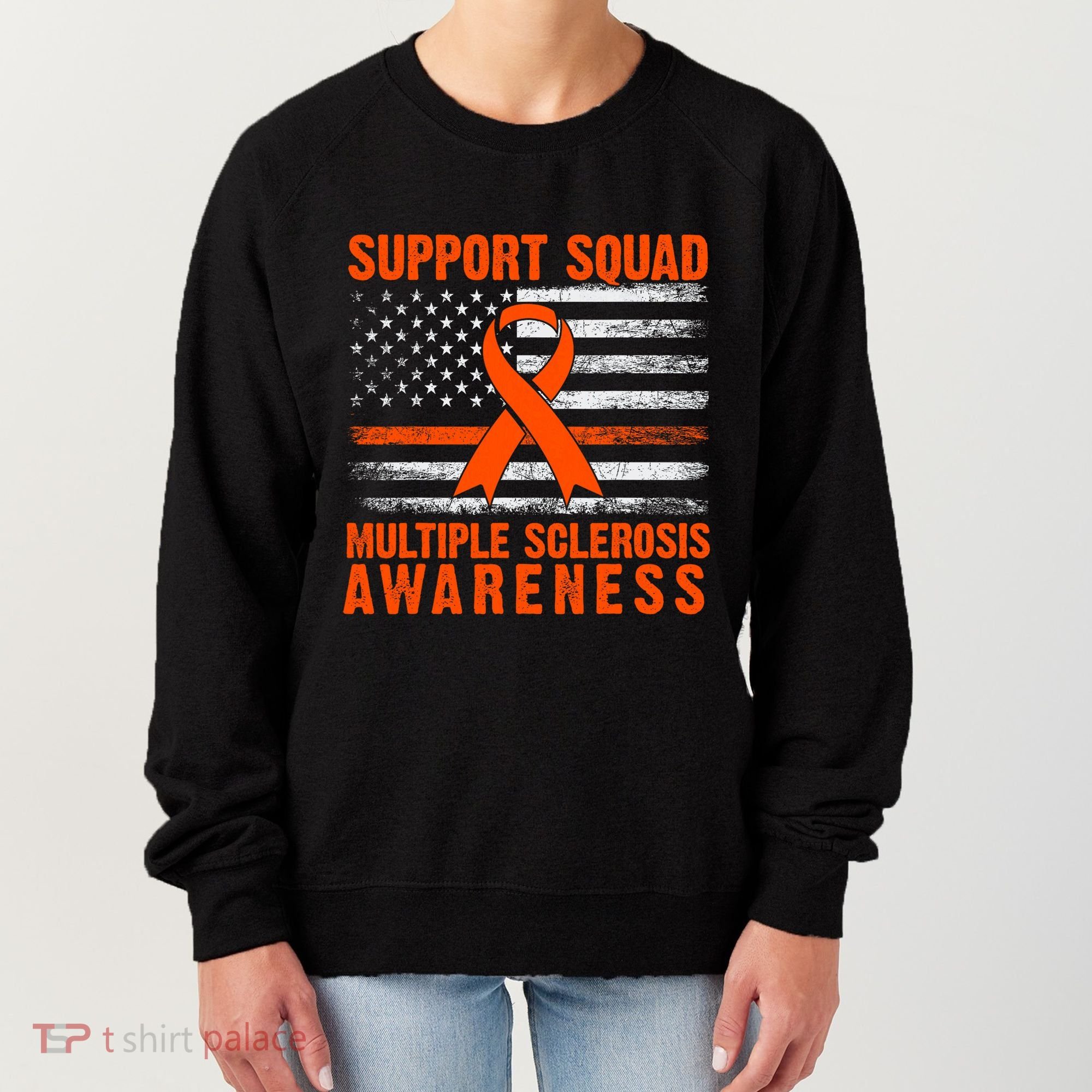 Ms Support Squad Multiple Sclerosis Awareness Women's Sweatshirt