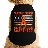 Ms Support Squad Multiple Sclerosis Awareness Doggie Tank thumb 0