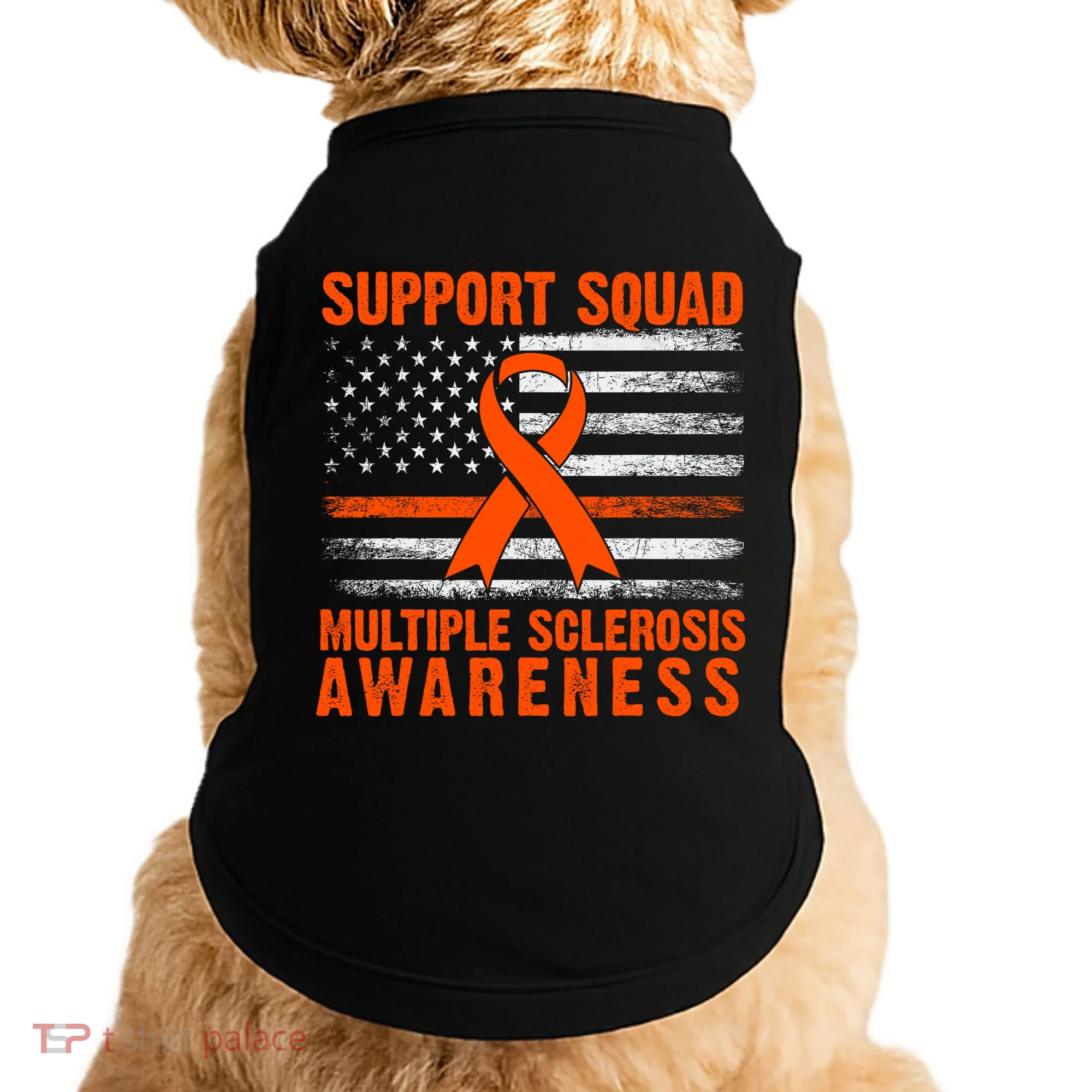 Ms Support Squad Multiple Sclerosis Awareness Doggie Tank