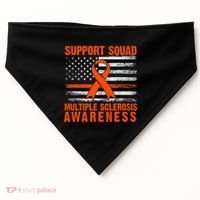 Ms Support Squad Multiple Sclerosis Awareness USA-Made Doggie Bandana thumb 0