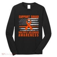 Ms Support Squad Multiple Sclerosis Awareness Long Sleeve Shirt thumb 0