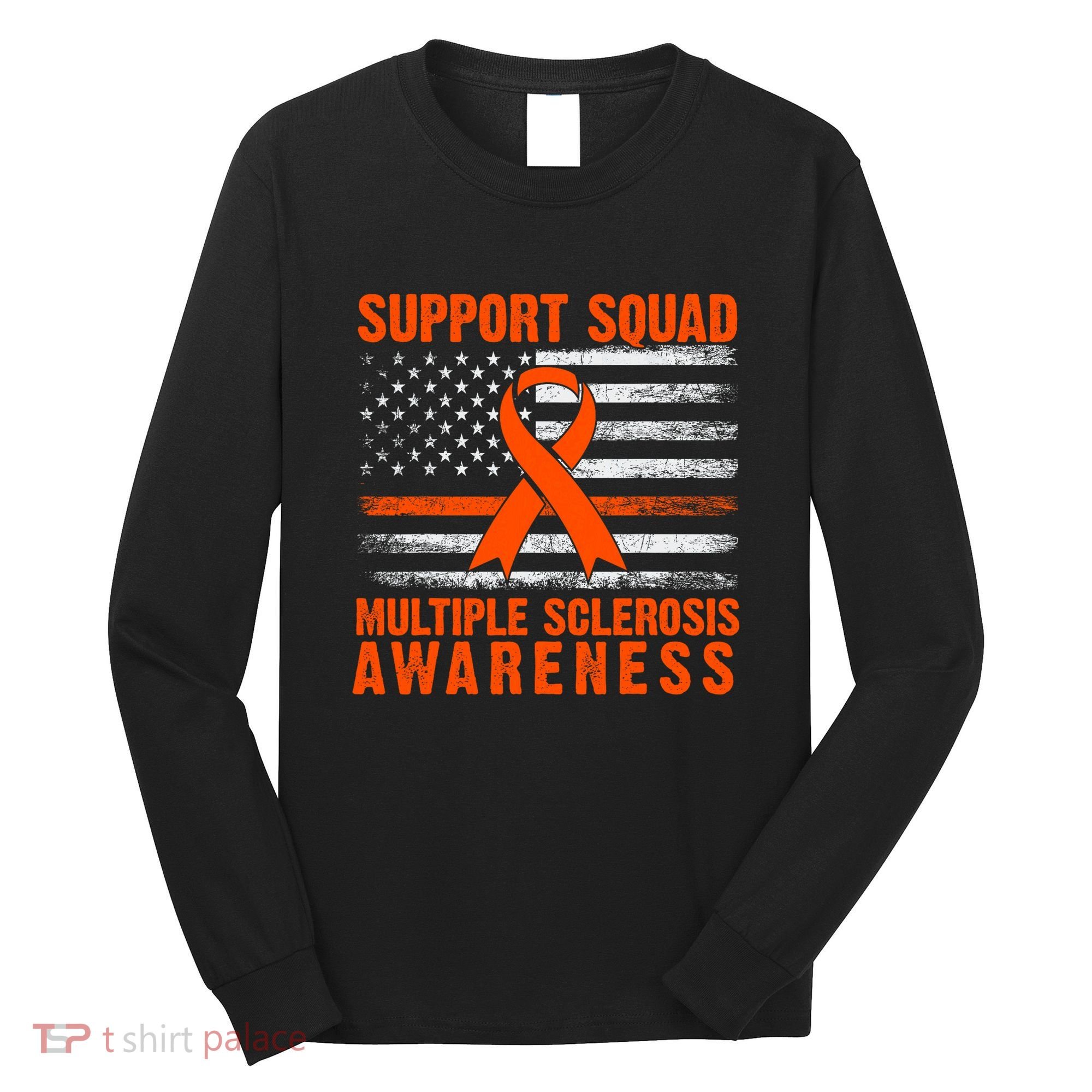 Ms Support Squad Multiple Sclerosis Awareness Long Sleeve Shirt