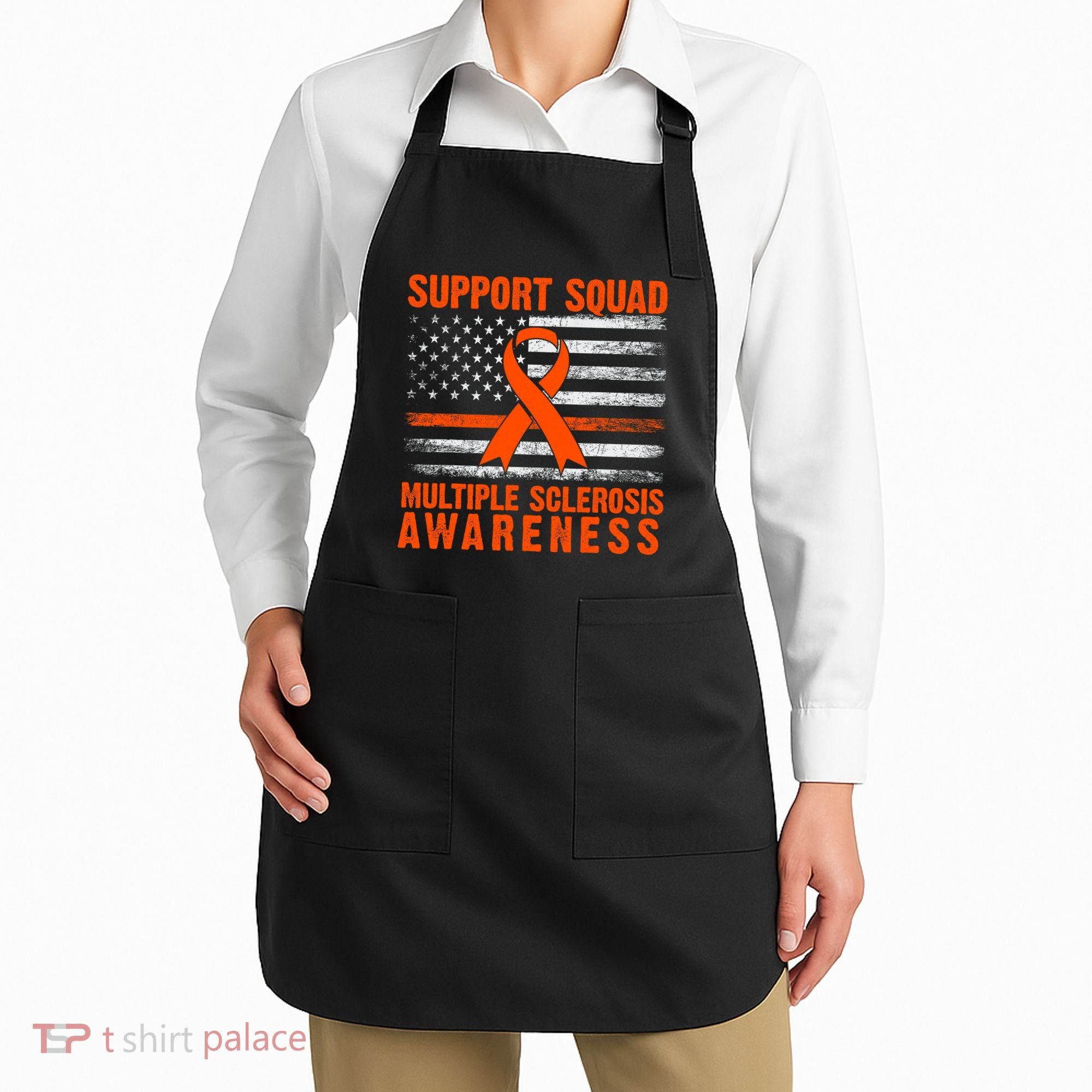 Ms Support Squad Multiple Sclerosis Awareness Apron